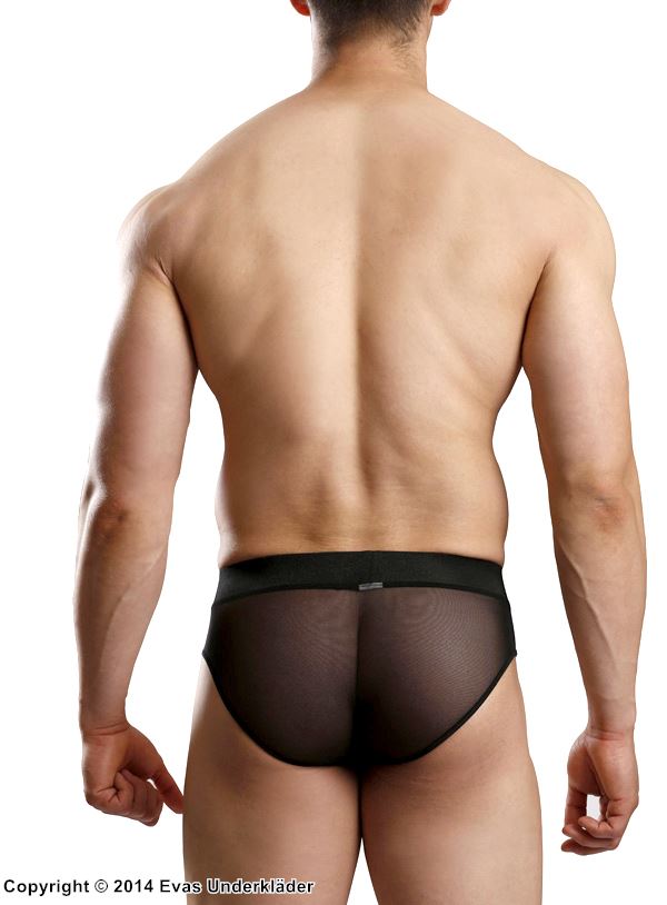 Brief with mesh back